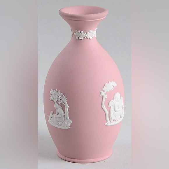 Wedgwood Accents Wedgwood Pink Jasperwaremini Vase Poshmark